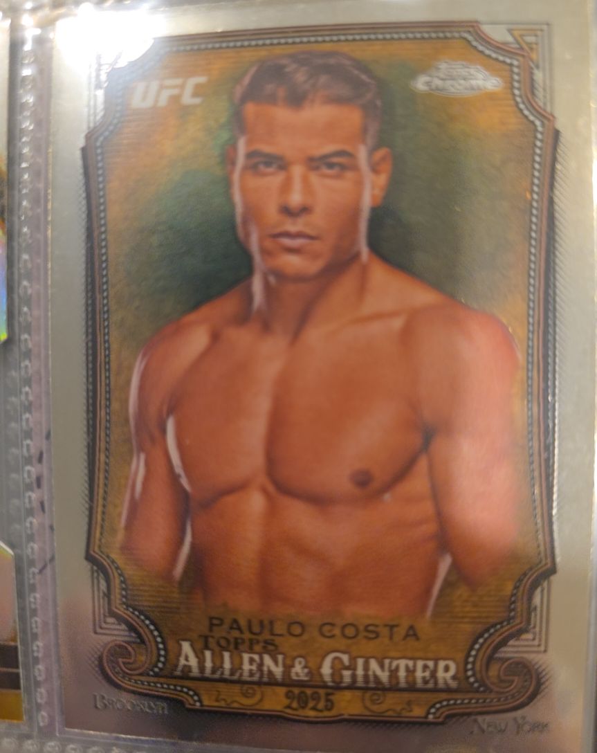 2025 Topps Chrome UFC Allen & Ginter #AAG-14 Paulo Costa — front