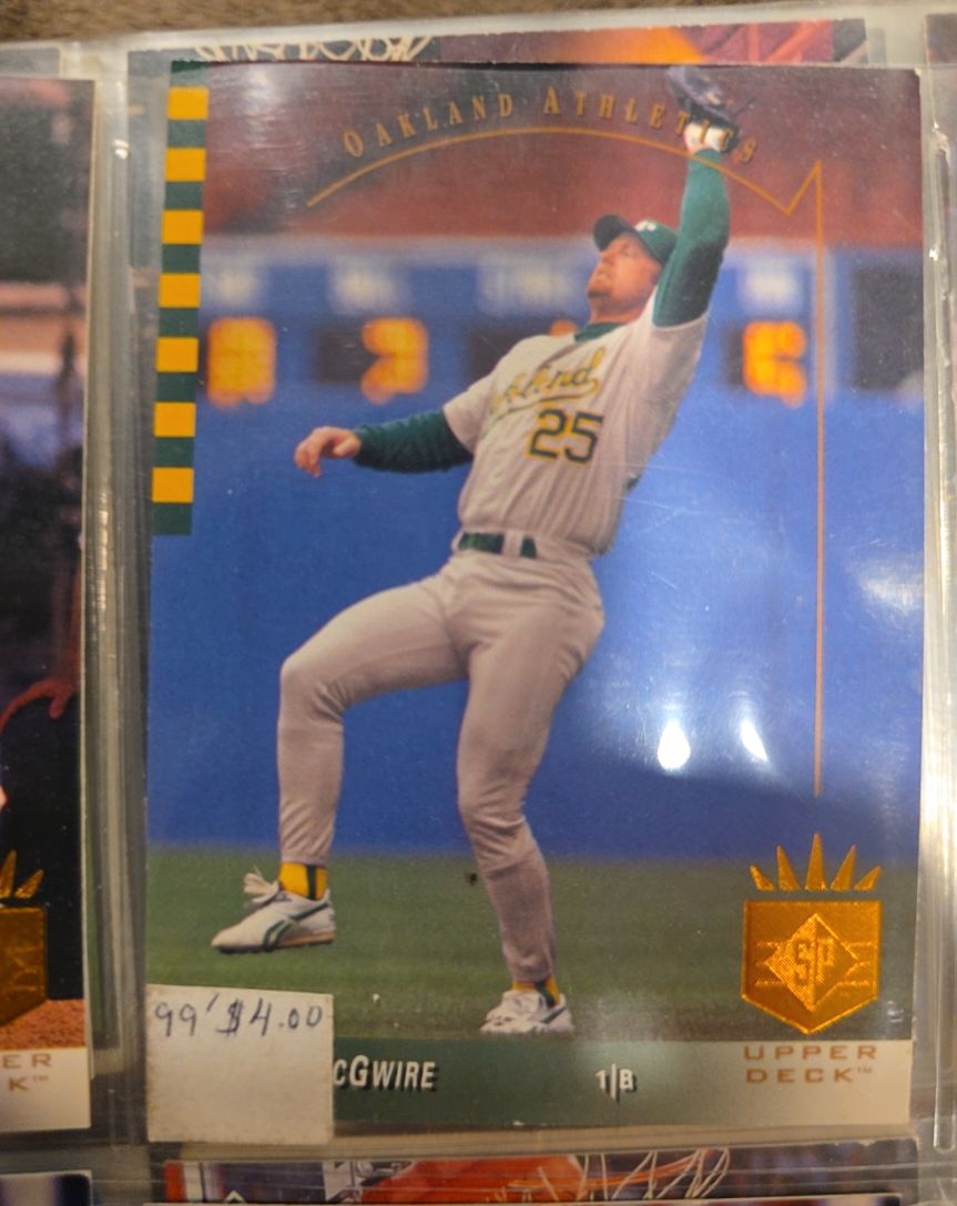 1993 Upper Deck SP #41 Mark McGwire — front