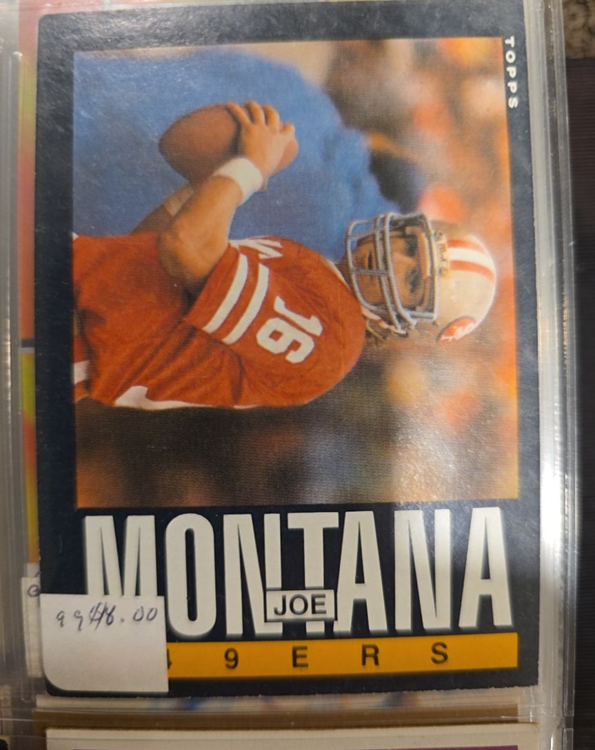 1985 Topps #157 Joe Montana — front