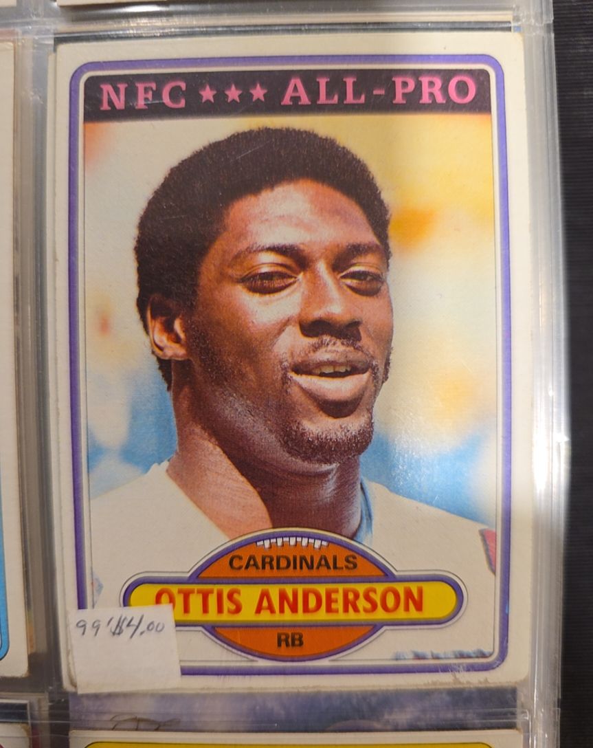 1980 Topps #170 Ottis Anderson — front