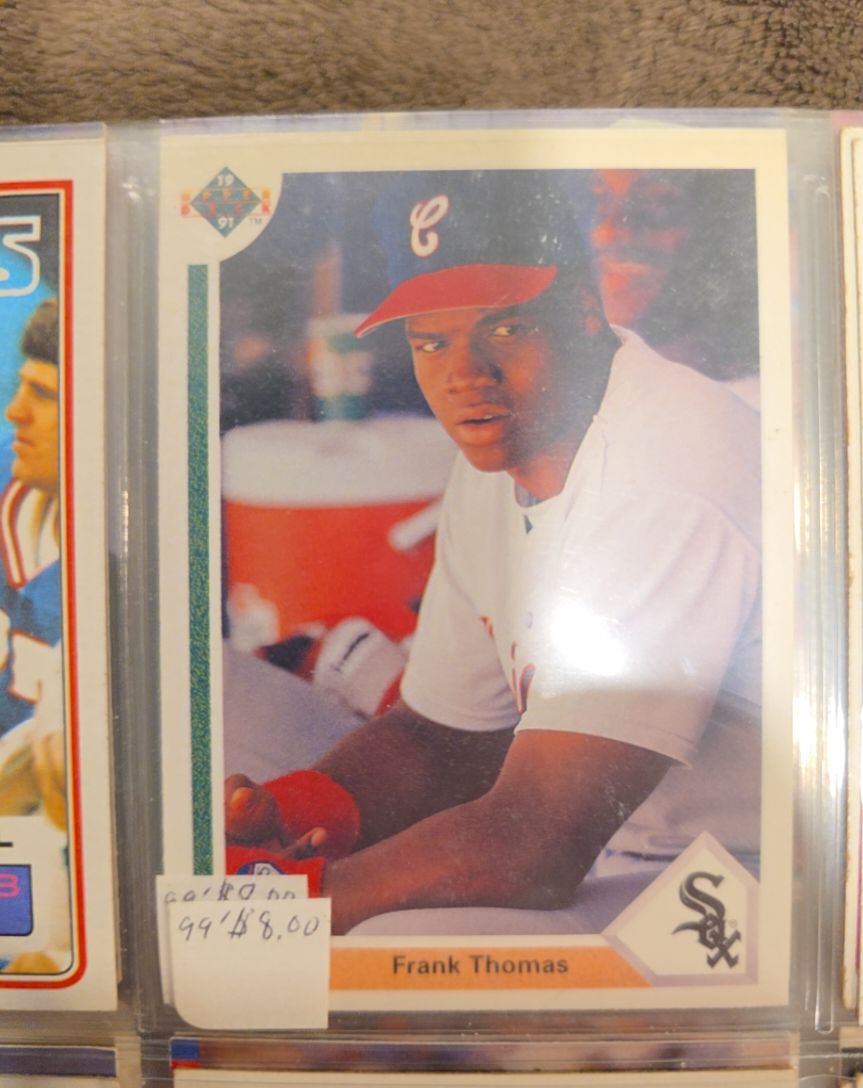 1991 Score #663 Frank Thomas — front