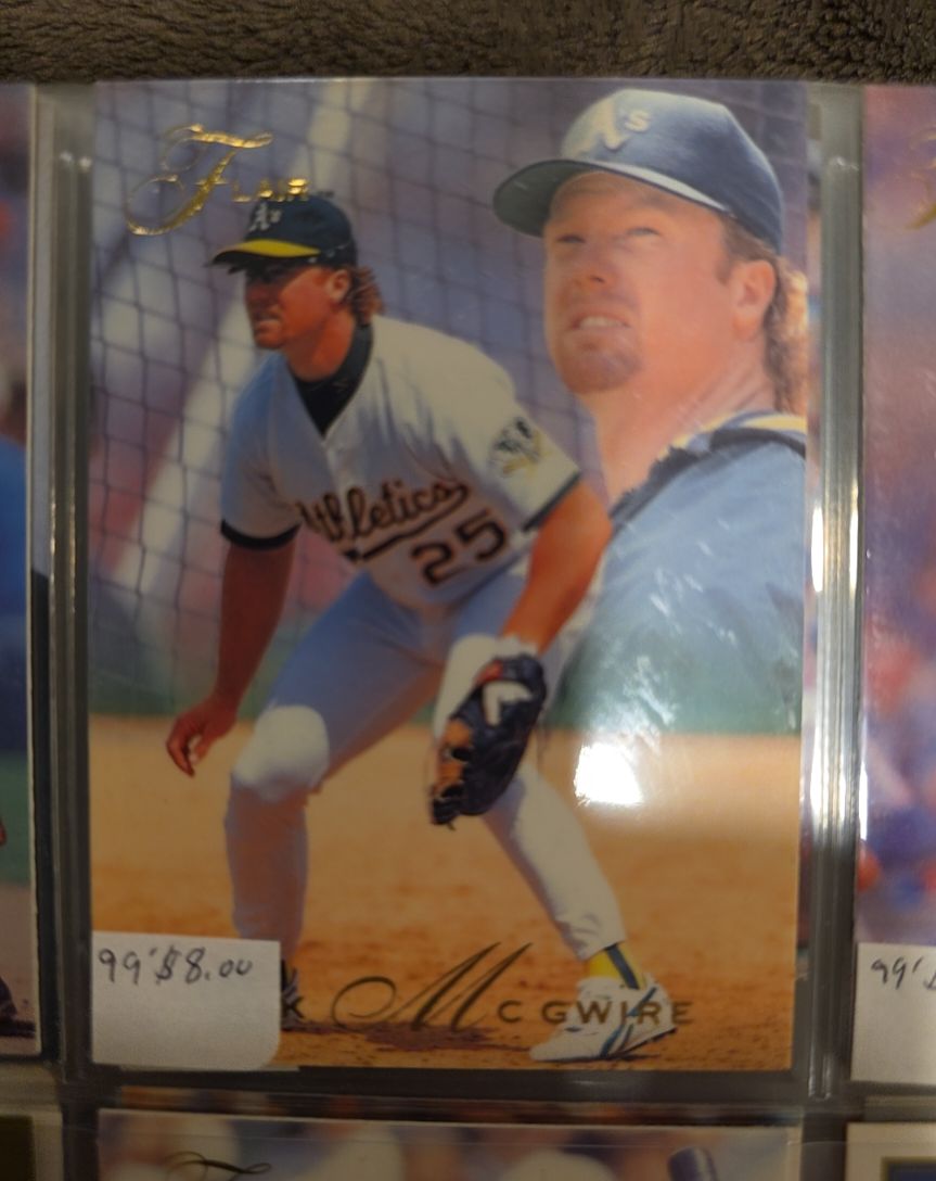 1993 Fleer Flair #261 Mark McGwire — front