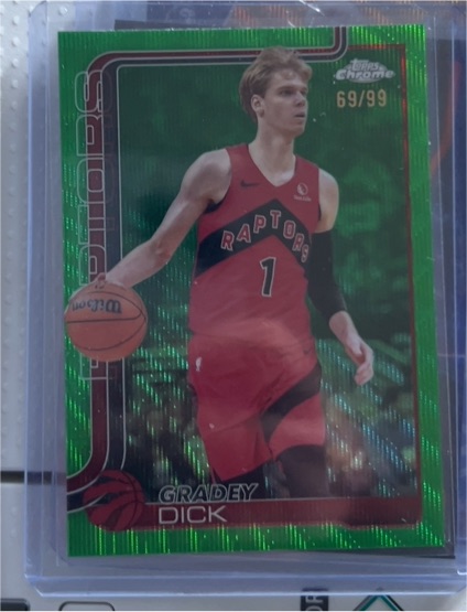 2025-26 Topps Chrome #214 Gradey Dick — front