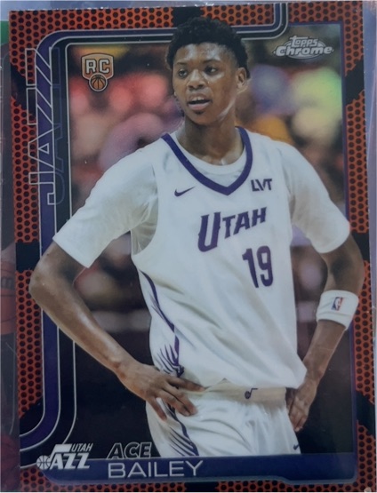 2025-26 Topps Chrome #255 Ace Bailey — front