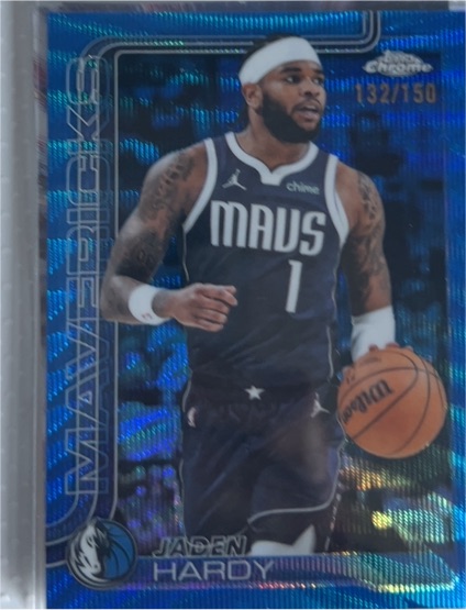 2025-26 Topps Chrome #60 Jaden Hardy — front