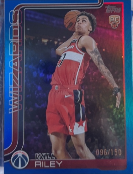 2025-26 Topps Basketball #221 Will Riley — front