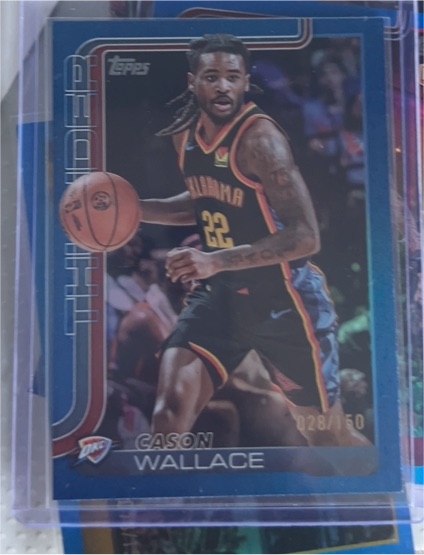 2025-26 Topps #119 Cason Wallace — front
