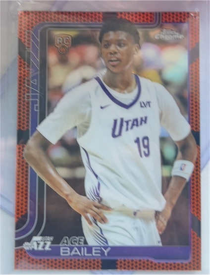 2025-26 Topps Chrome #255 Ace Bailey — front