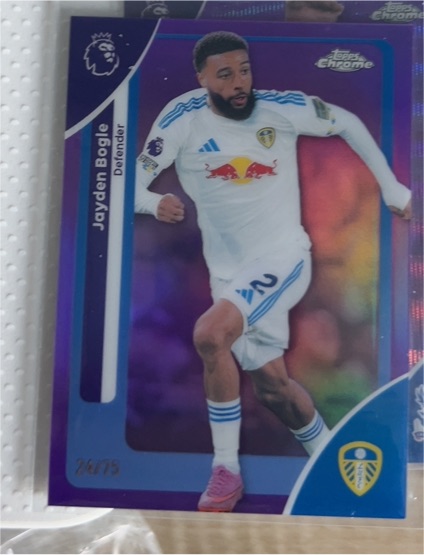 2026 Topps Chrome Premier League #108 Jayden Bogle — front