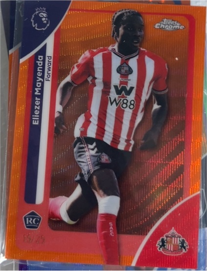 2025-26 Topps Chrome Premier League #162 Eliezer Mayenda — front