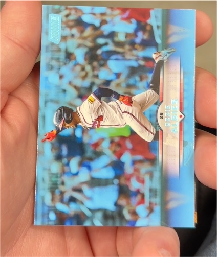 2020 Topps Chrome #62 Ozzie Albies — front