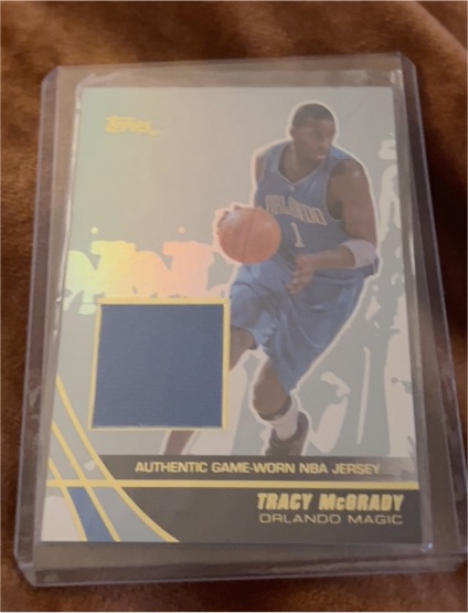 2003-04 Topps Jersey Edition #JE TM Tracy McGrady — front