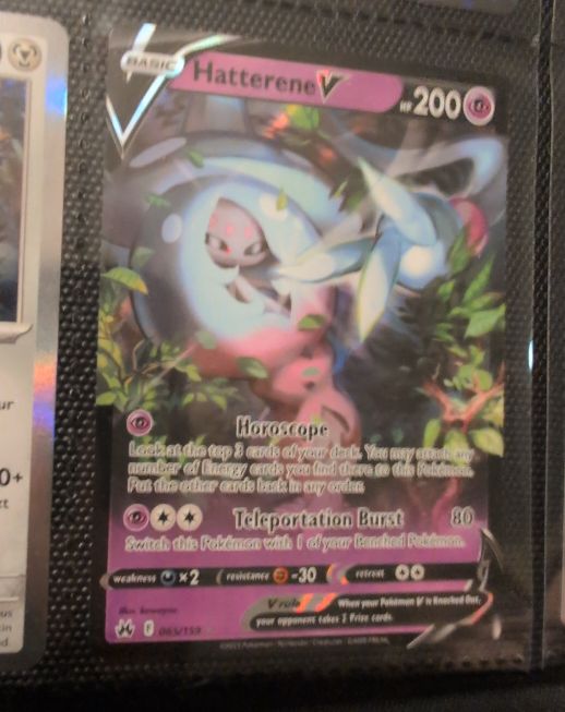 2023 Pokémon Crown Zenith #065 Hatterene V — front