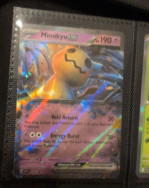 2023 Pokémon SV Black Star Promo #004 Mimikyu ex — front