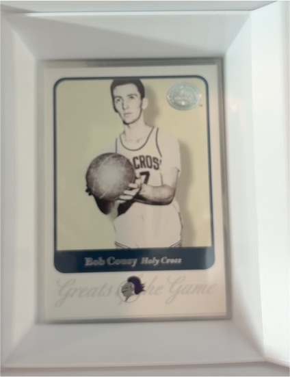 2001 Fleer Greats of the Game #6 Bob Cousy — front