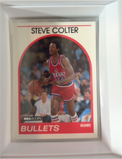 1989-90 Hoops #214 Steve Colter Washington Bullets — front