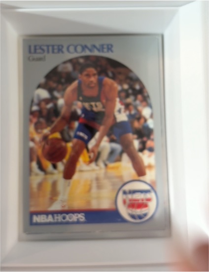 1990-91 NBA Hoops #195 Lester Conner — front