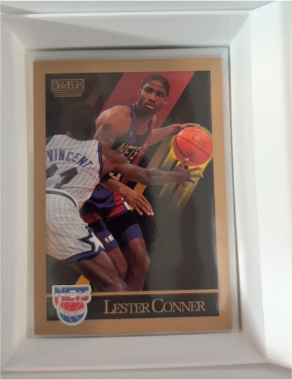 1990-91 SkyBox #178 Lester Conner New Jersey Nets — front