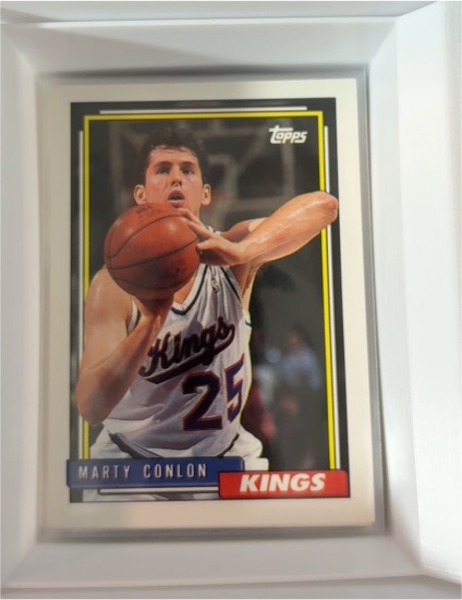 1992-93 Topps #349 Marty Conlon Sacramento Kings — front