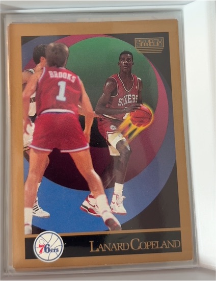 1990-91 SkyBox #213 Lanard Copeland — front