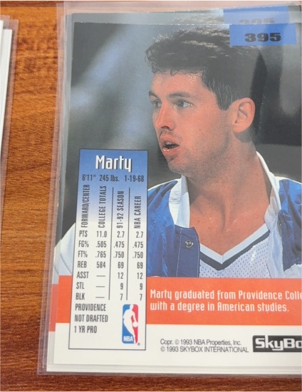 1993 SkyBox #395 Mark Price — front