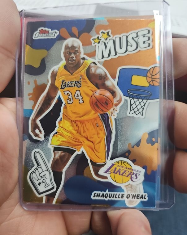 2025-26 Topps Finest #M-4 Shaquille O'Neal Muse — front
