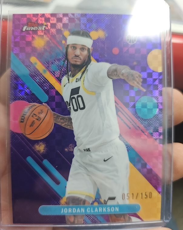 2025-26 Topps Finest #73 Jordan Clarkson — front