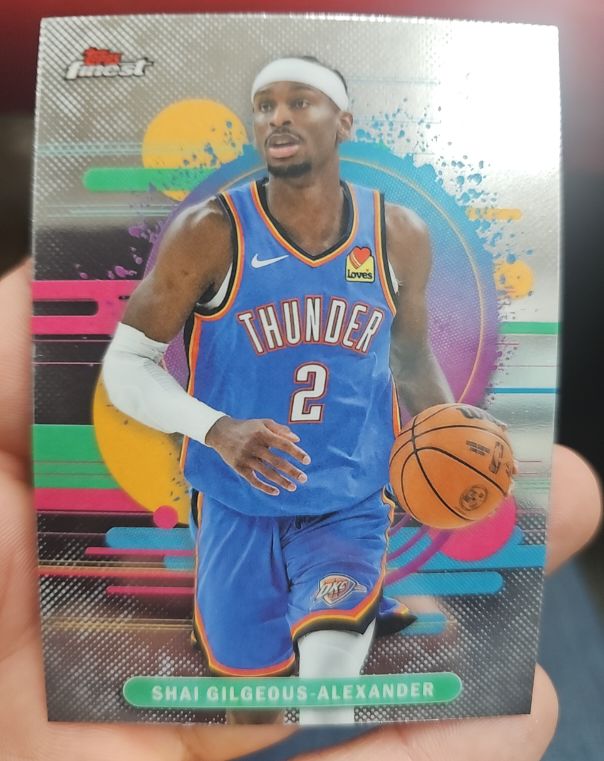 2025-26 Topps Finest #160 Shai Gilgeous-Alexander — front