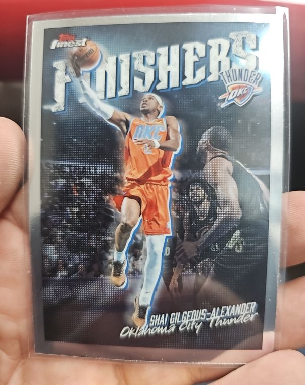 2025-26 Topps Finest Finishers #FI-5 Shai Gilgeous-Alexander — front