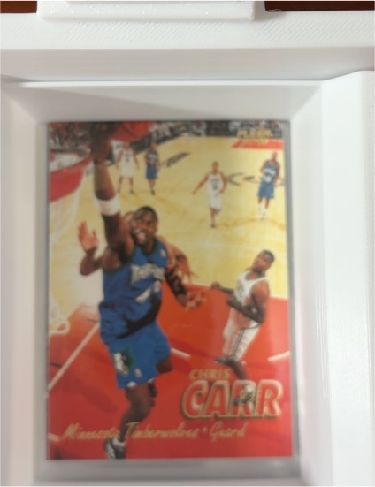 1997-98 Fleer #120 Chris Carr Minnesota Timberwolves — front