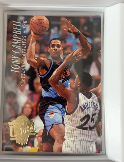 1994-95 Fleer Ultra #223 Tony Campbell Cleveland Cavaliers — front