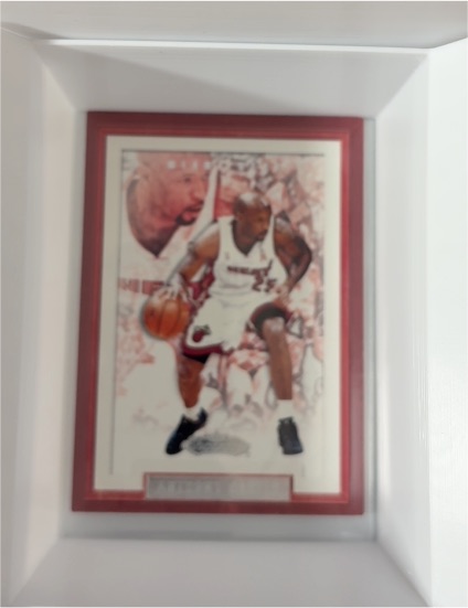 Dwyane Wade Miami Heat Framed Basketball Card — front