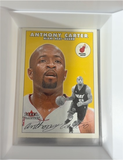 2000-01 Fleer Tradition #4 Anthony Carter — front