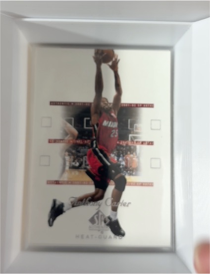 2001-02 Upper Deck SP Authentic #47 Anthony Carter — front
