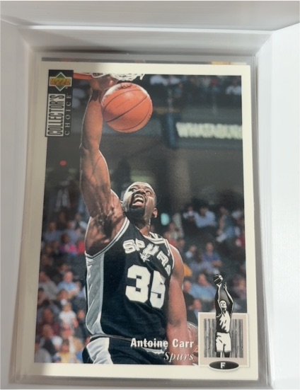 1994-95 Upper Deck Collector's Choice #135 Antoine Carr — front
