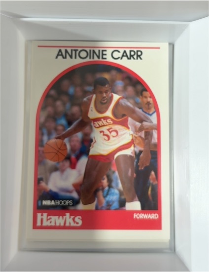 1989 Hoops #278 Antoine Carr — front