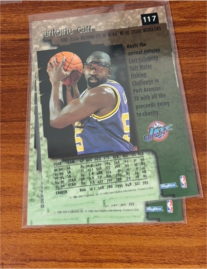 1996-97 Skybox Premium #117 Antoine Carr — front
