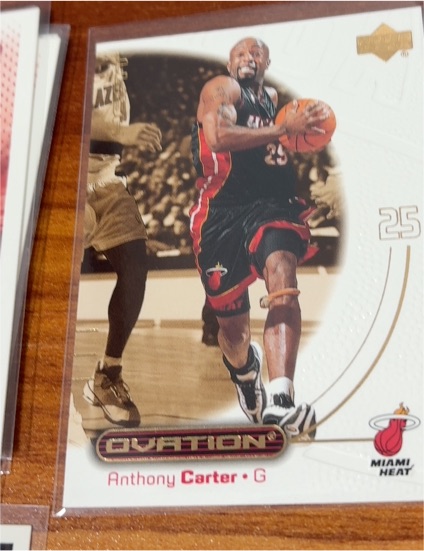 2000-01 Upper Deck Ovation #28 Anthony Carter — front