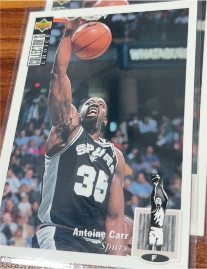 1993 Upper Deck Collector's Choice #P36 Antoine Carr — front