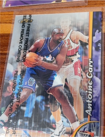 1998-99 Topps Finest #50 Antoine Carr — front