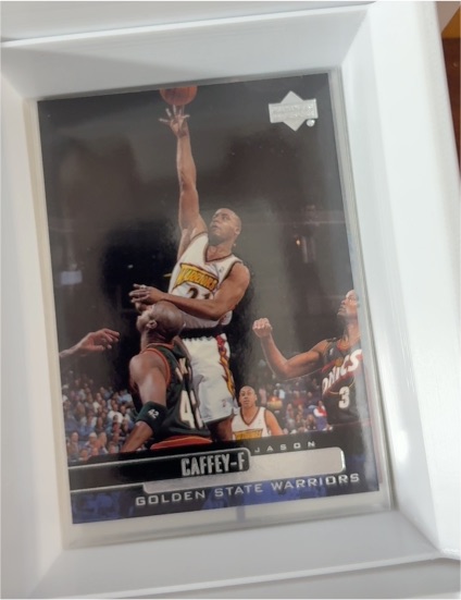 1999-00 Upper Deck #42 Jason Caffey Golden State Warriors — front