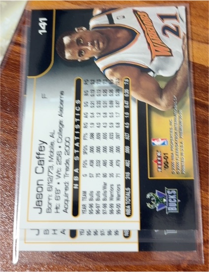 2000-01 Fleer Premium #141 Jason Caffey — front