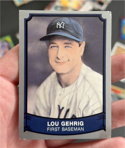 1989 Pacific Legends #174 Lou Gehrig — front