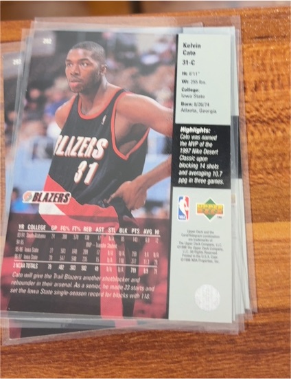 1997-98 Upper Deck Collector's Choice #316 Kelvin Cato — front