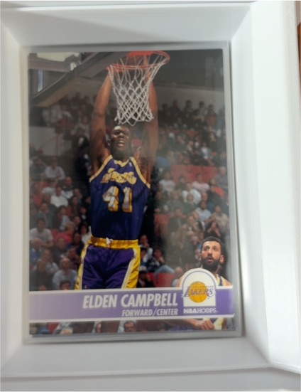 1993-94 NBA Hoops #104 Elden Campbell — front