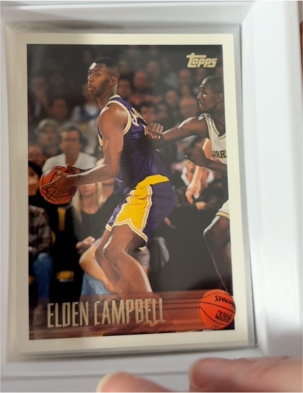 1996-97 Topps #7 Elden Campbell — front