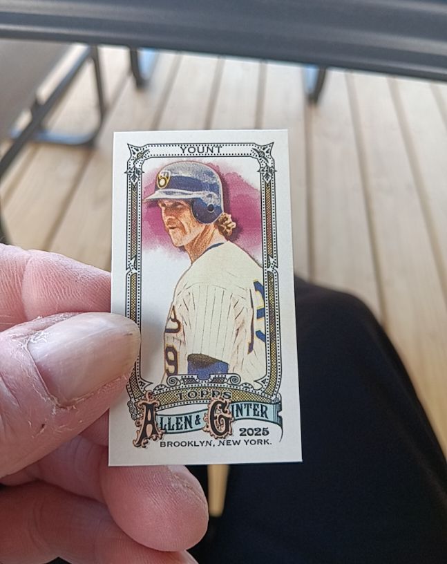 2025 Topps Allen & Ginter #321 Robin Yount — front
