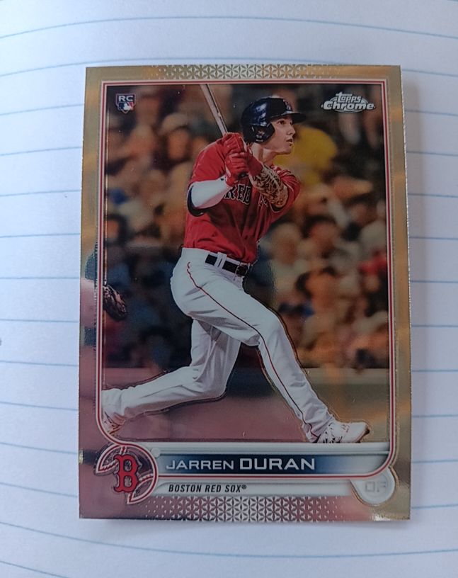 2022 Topps Chrome #113 Jarren Duran — front