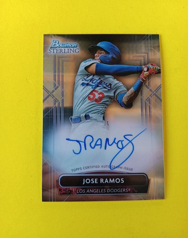 2022 Bowman Sterling #PA-JRS Jose Ramos — front