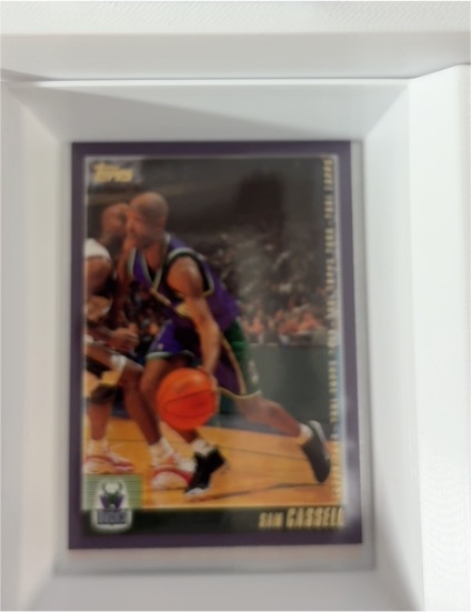 2000-01 Topps #9 Sam Cassell — front